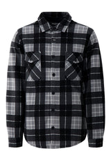 Plaid on sale shirt jacket