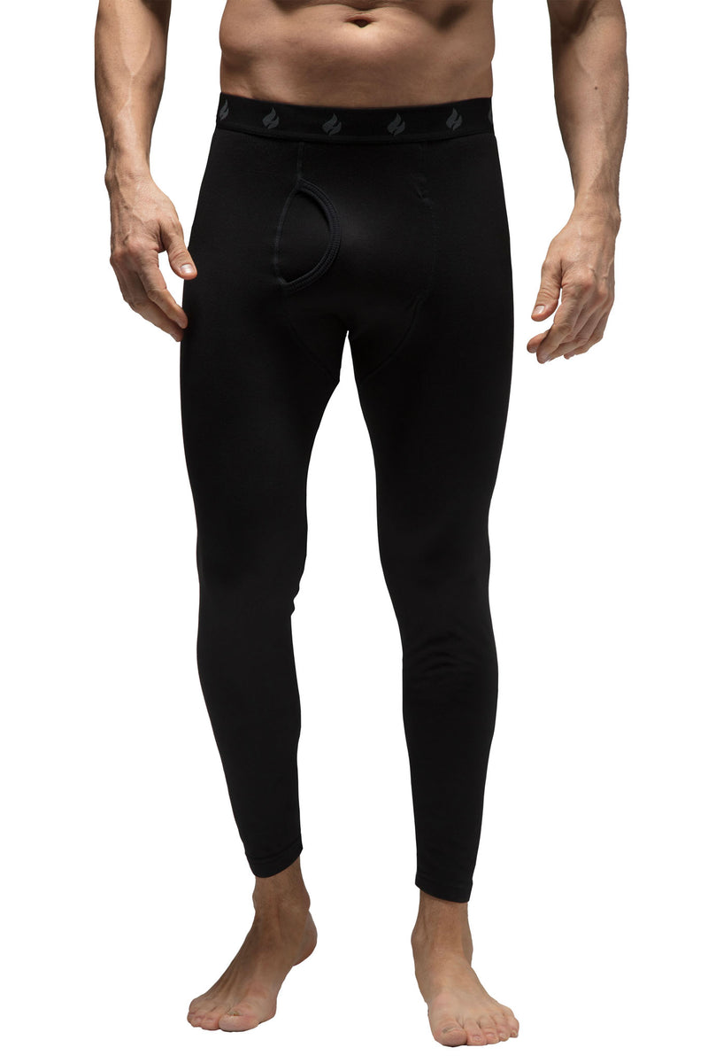 1pc Men's Thin Modal Close-fitting Thermal Underwear Pants, Slim