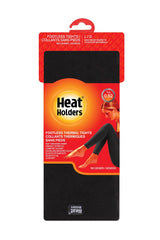 Buy Heat Holders - Women Thick Winter Warm Colored Black Fleece Lined Thermal  Tights, Purple, Medium at