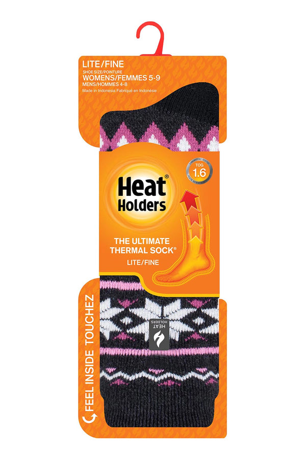 Heat Holders, Women's Original Maria Thermal L/Slv Top Black L, Size L,  Model# 886590044880